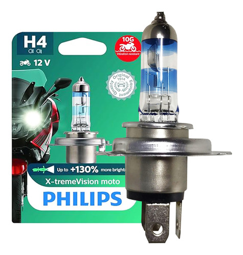 Lampada Farol Philips H4 60/55 W Cb 1000 Xt 600 660 Xj6 Vmax