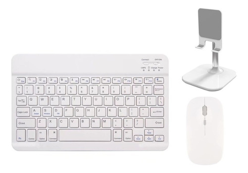 Kit De Teclado, Soporte De Mouse Bluetooth Y Móvil/tableta