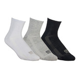 Pack X 3 Medias Deportivas Caña Intermedia Sox Algodon