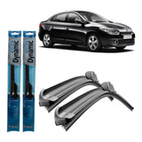 Juego Kit Escobillas Renault Fluence 2011 2012 2013 2014