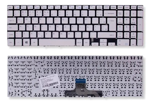 Teclado Para Samsung Expert X22 Np300e5m-kd3br Branco Abnt2