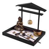 Kit De Jardín Estatua Budista Y Soporte De Meditación Para