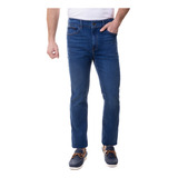 Jeans Hombre Aldo Conti Liso Color Azul