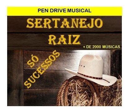 Pendrive Musical Sertanejo Raiz