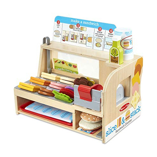 Encimera De Madera Para Sándwiches Melissa & Doug Slice & St