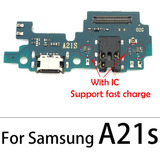 Conector De Carga Placa Flex Compartivel Galaxy A21s Sm-a217