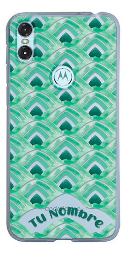 Funda Para Motorola Mujer Acuarela Nombre