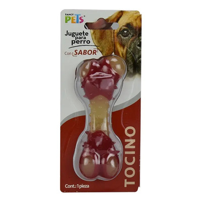 Juguete Para Perro Juguete Hueso Sabor Tocino Ch Fancy Pets Color Beige | MercadoLibre