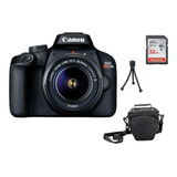Kit Câmera Canon T100 18-55mm Iii Wifi Nf Garantia 1 Ano Nov