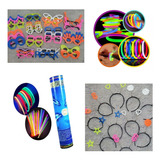 Kit Sortidos 50 Pulseira Neon 20 Oculos 10 Tiaras Envio Já