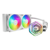 Enfriador Líquido Aio 240mm Rgb Blanco Para Cpu Amd/intel