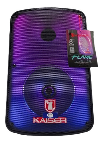 Bocina Bluetooth 8 Kaiser Ksw-1108 Flame Multicolor Usb Fm