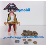 Playmobil Figura Pirata Con Tesoro #1970 - Tienda Cpa