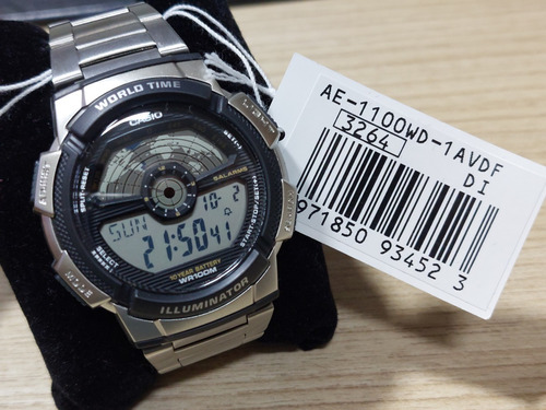 Relogio Casio World Time Ae-1100wd