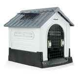 Casa Perro Plegable Termica Con Puerta Y Ventila Blis 75cm