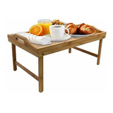 Bandeja De Cama Plegable Mesa Con Patas Y Bandeja Para Servi