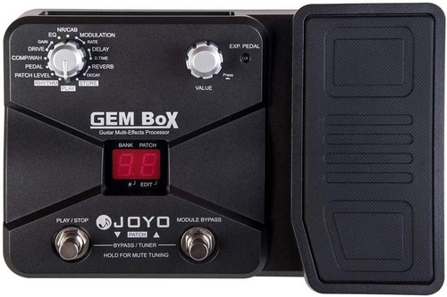 Pedalera Joyo Gem Box Procesador Multiefectos Para Guitarra 