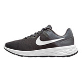 Tenis Nike Revolution 6 Running-gris Oscuro