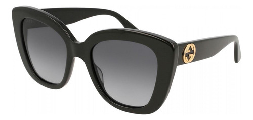 Gucci Gg0327s 001 Square Oversized Negro Gris