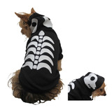 Disfraz Esqueleto Perro Halloween Talla 8 Mascota Pet Pals