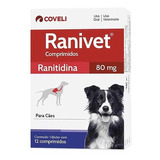 Ranivet 80mg Para Cães 12 Comprimidos Ranitidina Coveli