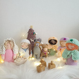 Pesebre Tejido Amigurumi, Hecho A Mano Nacimiento Navidad 