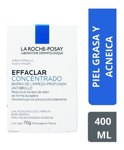 Jabón Dermatológico Effaclar Barra | La Roche-posay | 70g