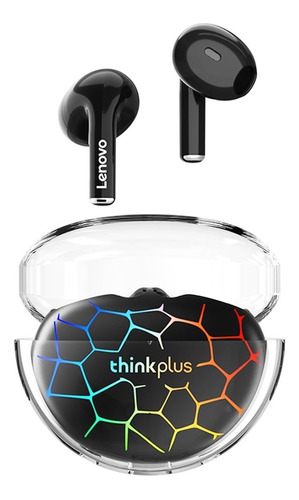 Auricular Lenovo Thinkplus Lp80 Pro Rgb Bluetooth 5.3 Gamer Color Negro