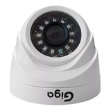 Câmera Dome Infravermelha 20mt 1080p 3,6mm Gs0470a Giga Cor Branca