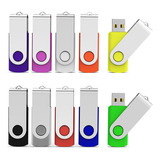 Pendrives Usb 2.0 De 8 Gb Aiibe Flash Usb Surtidos 10-pack