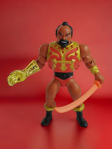 Motu Origins Abierto Completo Con Espada Cómic Jitsu Mattel 