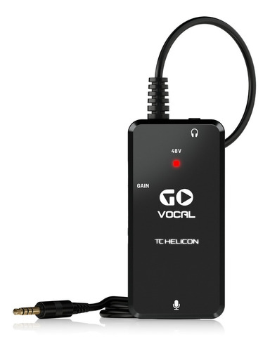 Interfaz De Audio Tc Helicon Go Vocal Portatil Palermo