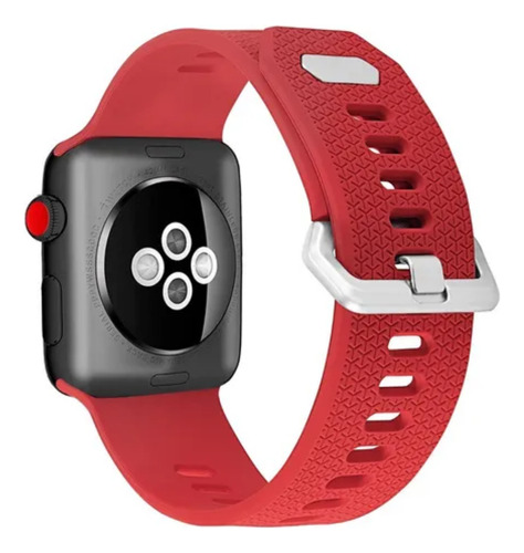 Correa Compatible Iwatch Apple Watch 38/40/41mm Rojo