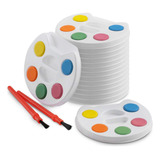 Kit De Acuarelas Para Niños 12 Unidades 5 Colores, Pincel