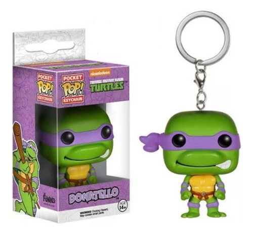 Llavero Pocket Pop: Tortugas Ninja Donatello