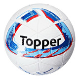 Bola Futsal Dominator Training Topper Cor Branco, Azul E Vermelho