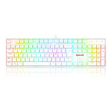 Teclado Mecânico Redragon Mitra - Rgb Switch Azul K551w-rgb