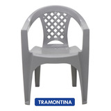 Cadeira Em Polipropileno Cinza - Iguape Tramontina