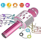 Micrófono Karaoke Con Bluetooth Parlante Para Cantar Niños 
