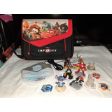 6 Figuras Disney Infinity,maleta Grande,base De Play 4 O 3.