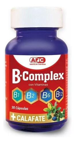 B Complex Anc + Calafate 30 Caps. Agronewen Sabor S/s