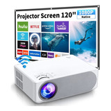 Proyector Wifi 5g, Acrojoy 2022 Native 1080p Projector 4k Co