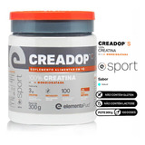 Creatina Creadop Sport 300g 100% Monoidratada Elemento Puro Sabor Natural