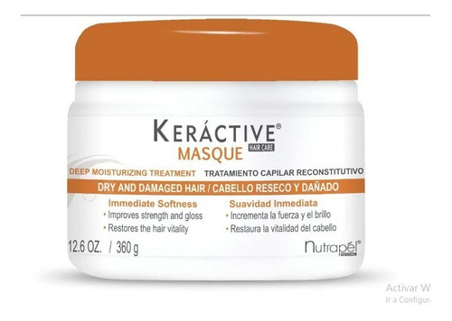 Nutrapel Keractive Masque Para Cabello Reseco Y Dañado