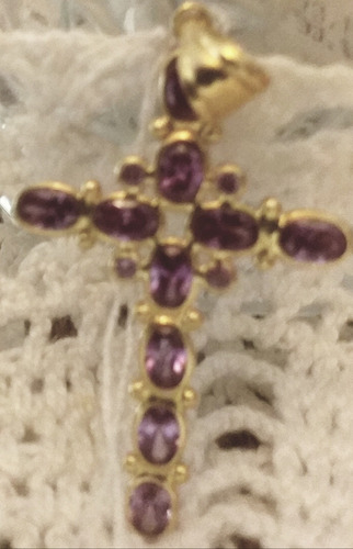 Crucifixo Em Ouro  E Granadas