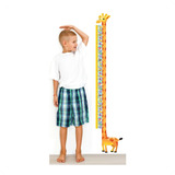 Régua Medidora Infantil Parede 1,50cm Adesivo Quarto Escola