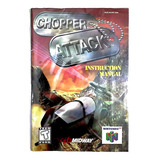 Manual Do Jogo Chopper Attack Nintendo 64.