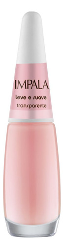 Esmalte De Unhas 7,5ml Leve E Suave Transparente Impala