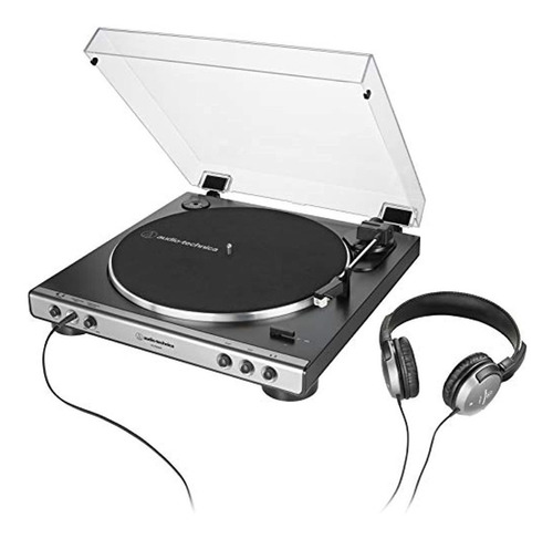 Audio Technica At-lp60xhp-gm Tornamesa Con Audífonos