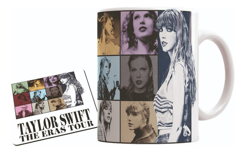 Taza Ceramica Y Posataza Taylor Swift